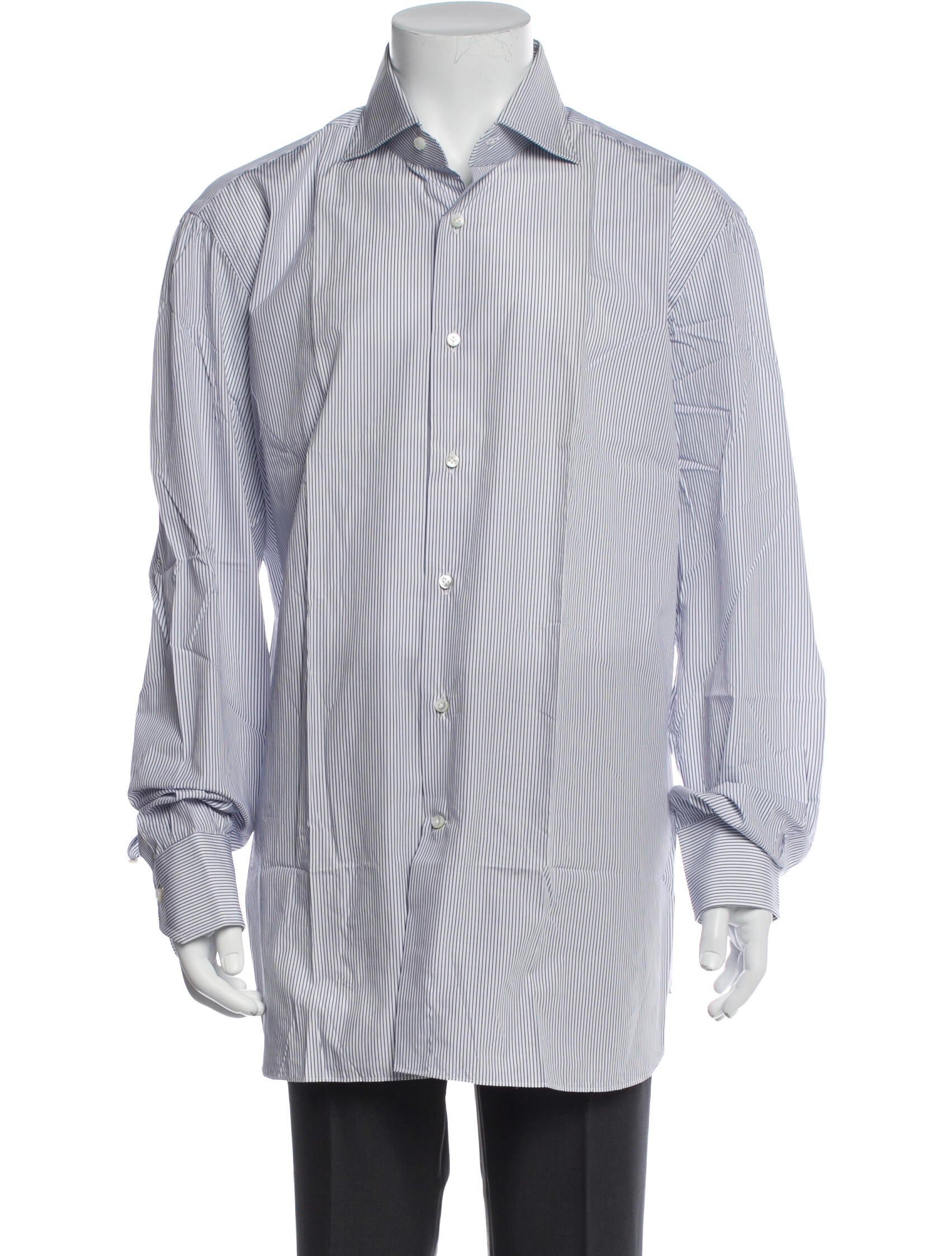 Tincati Striped Long Sleeve Dress Shirt