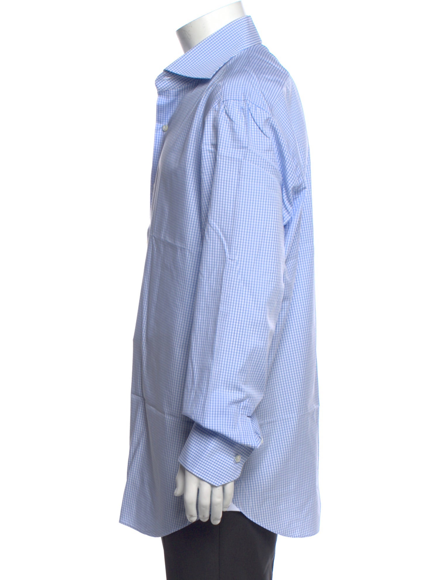 Tincati Plaid Print Long Sleeve Dress Shirt