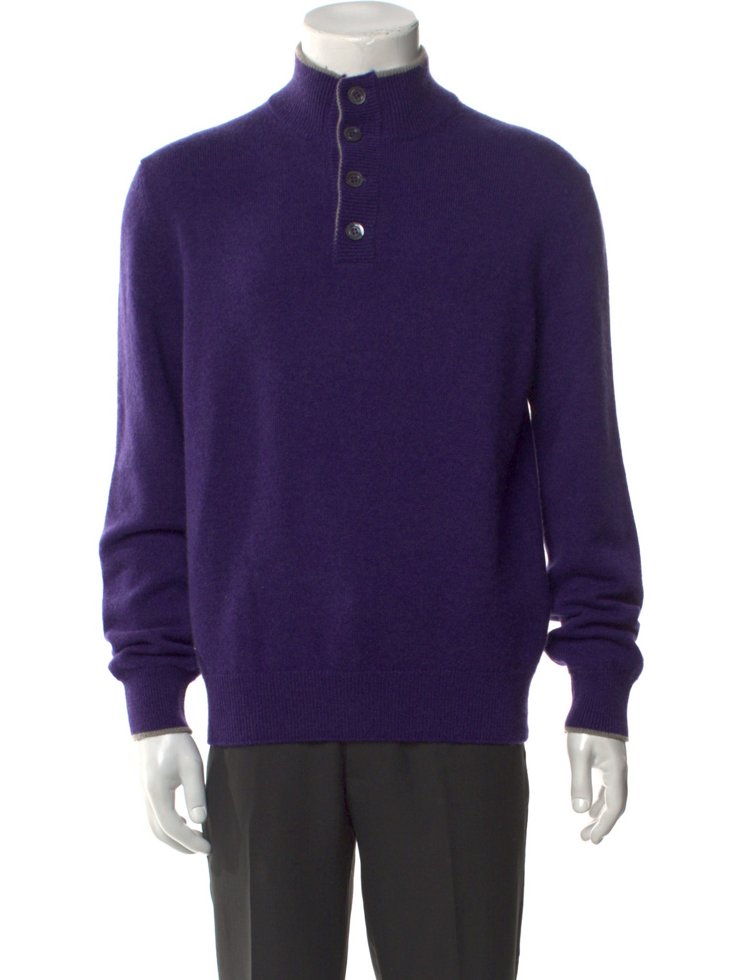 Tincati Cashmere Mock Neck Pullover