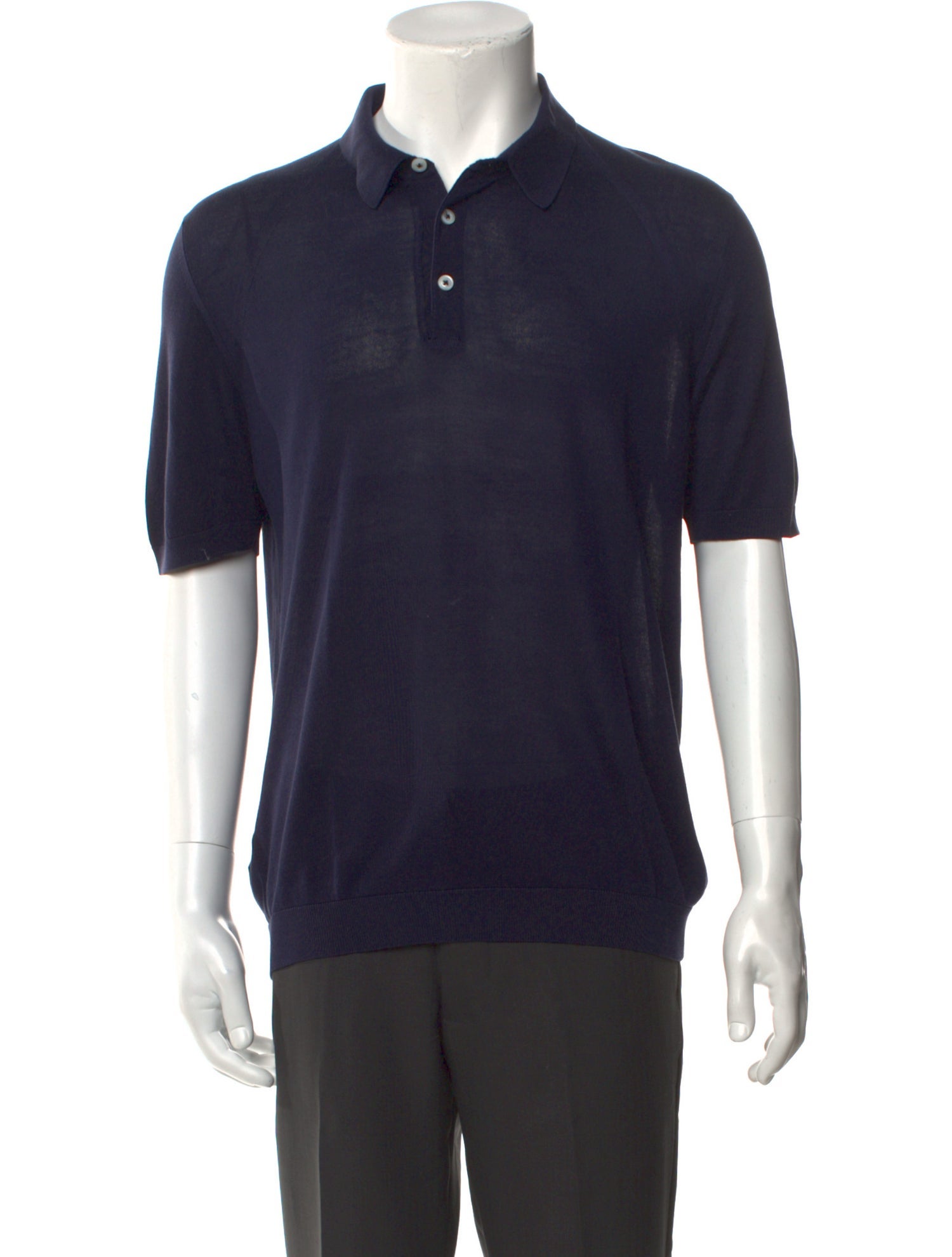 Tincati Silk V-Neck Polo Shirt