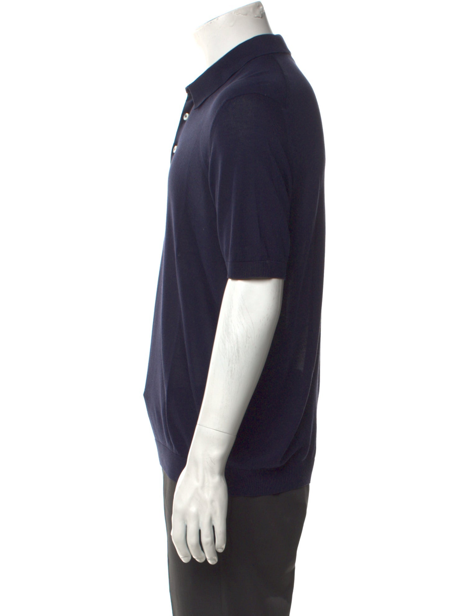 Tincati Silk V-Neck Polo Shirt