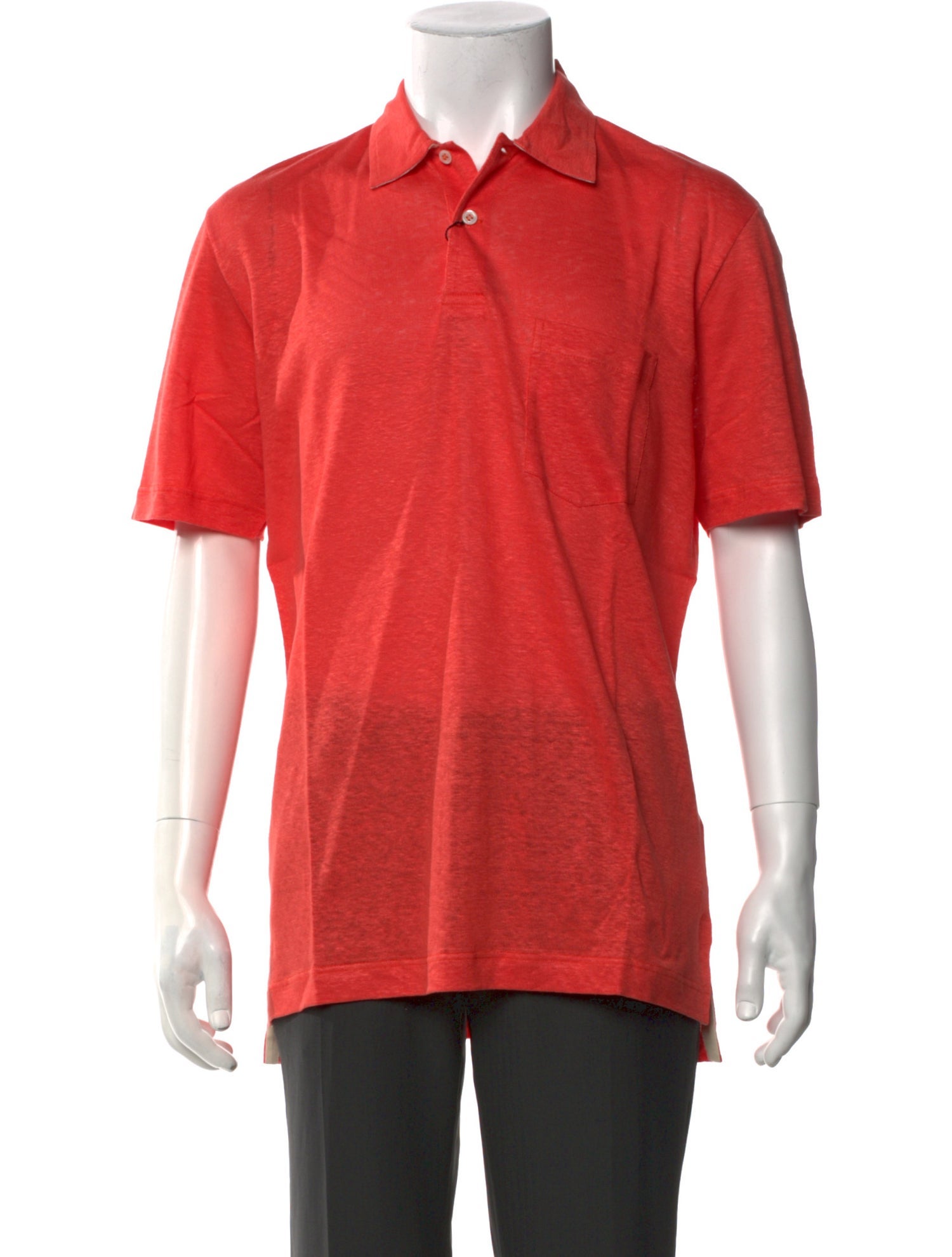 Tincati Linen Collar Polo Shirt w/ Tags