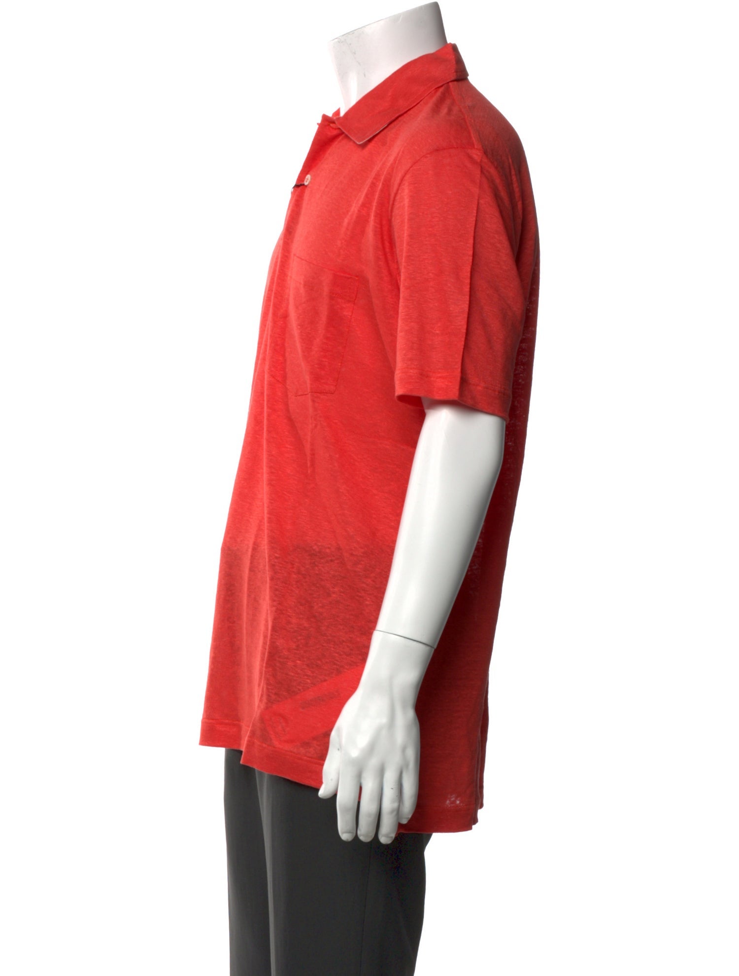 Tincati Linen Collar Polo Shirt w/ Tags