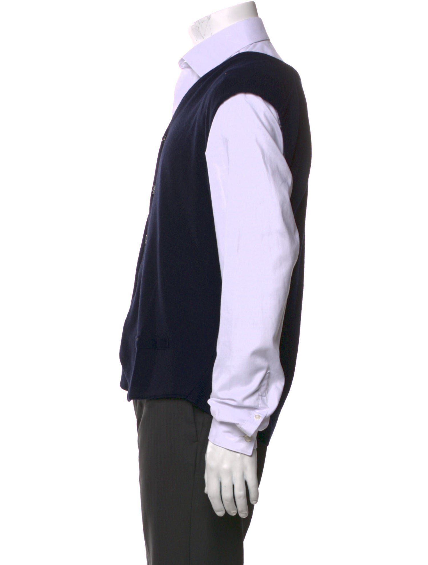 Tincati Merino Wool V-Neck Sweater Vest