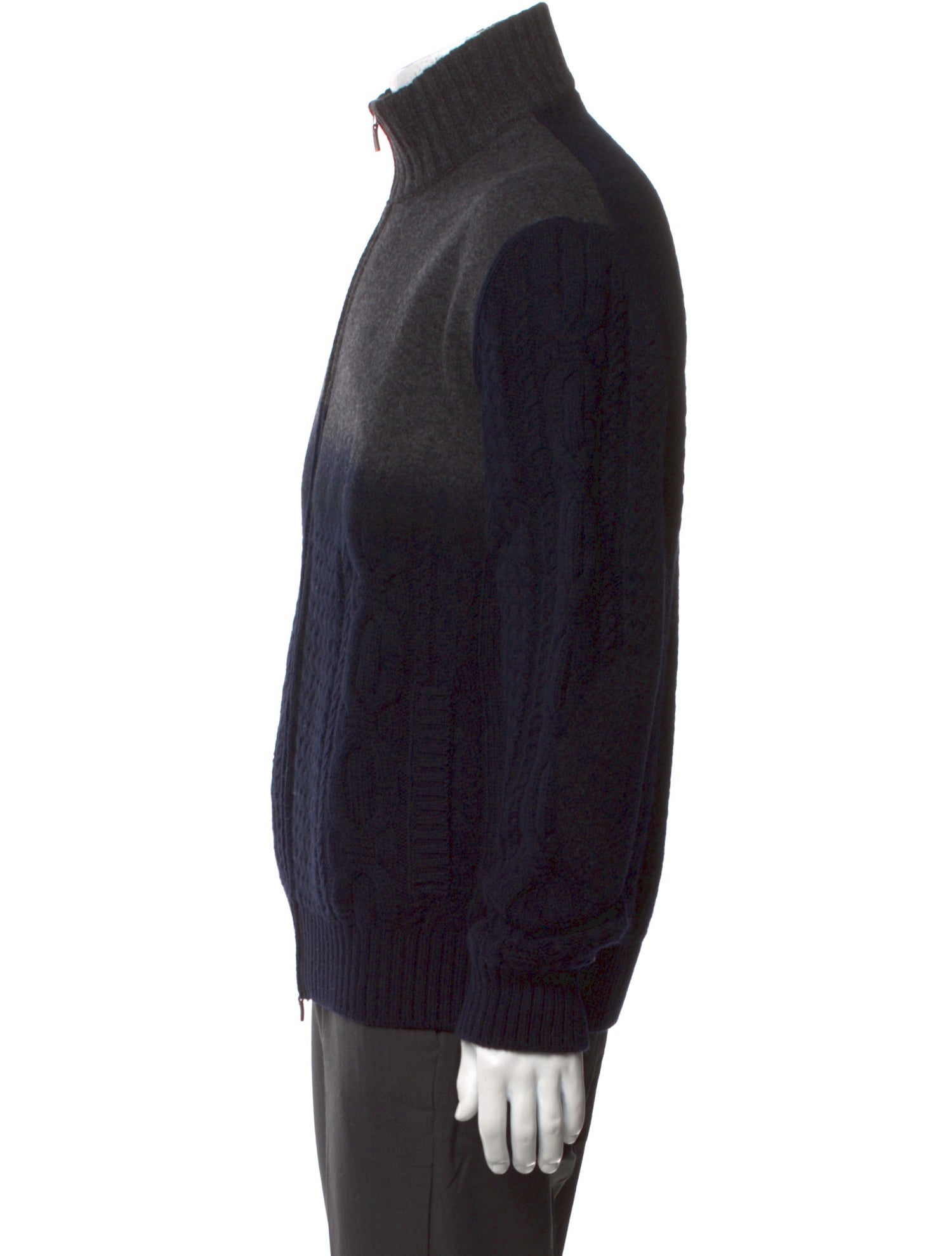 Tincati Merino Wool Mock Neck Sweatshirt