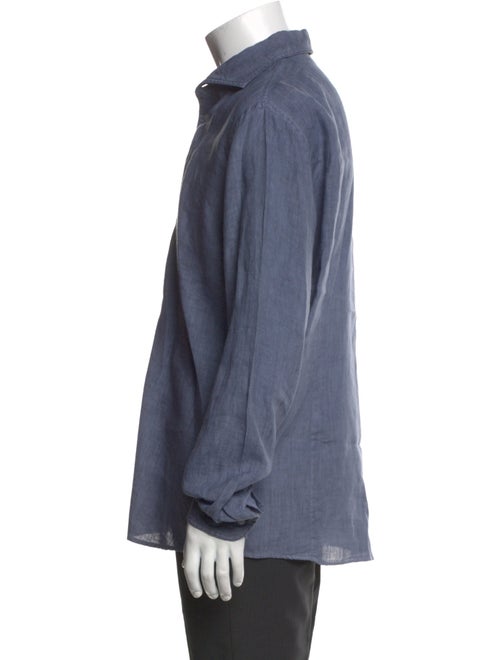 Tincati Linen Striped Dress Shirt