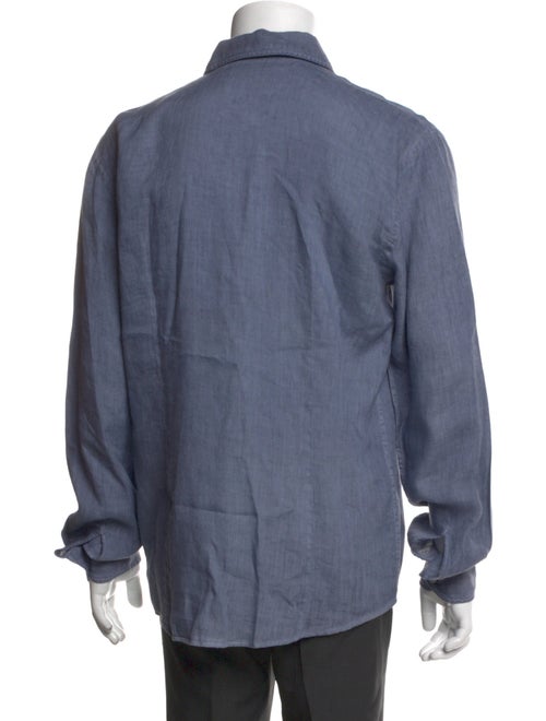 Tincati Linen Striped Dress Shirt