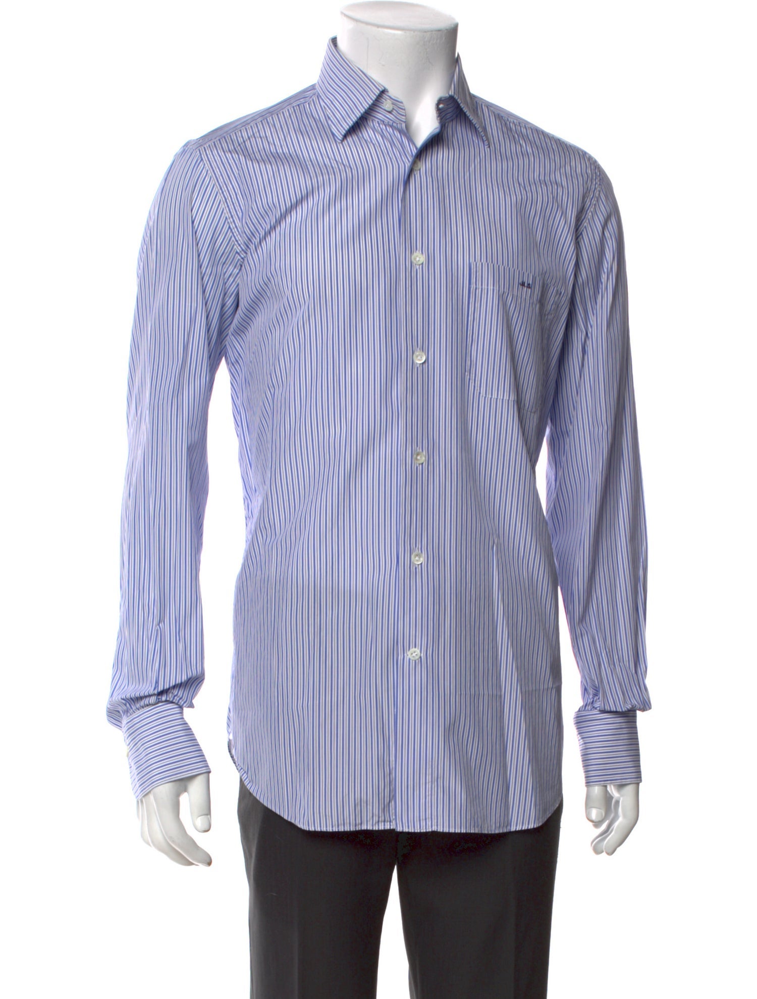 Tincati Striped Long Sleeve Dress Shirt