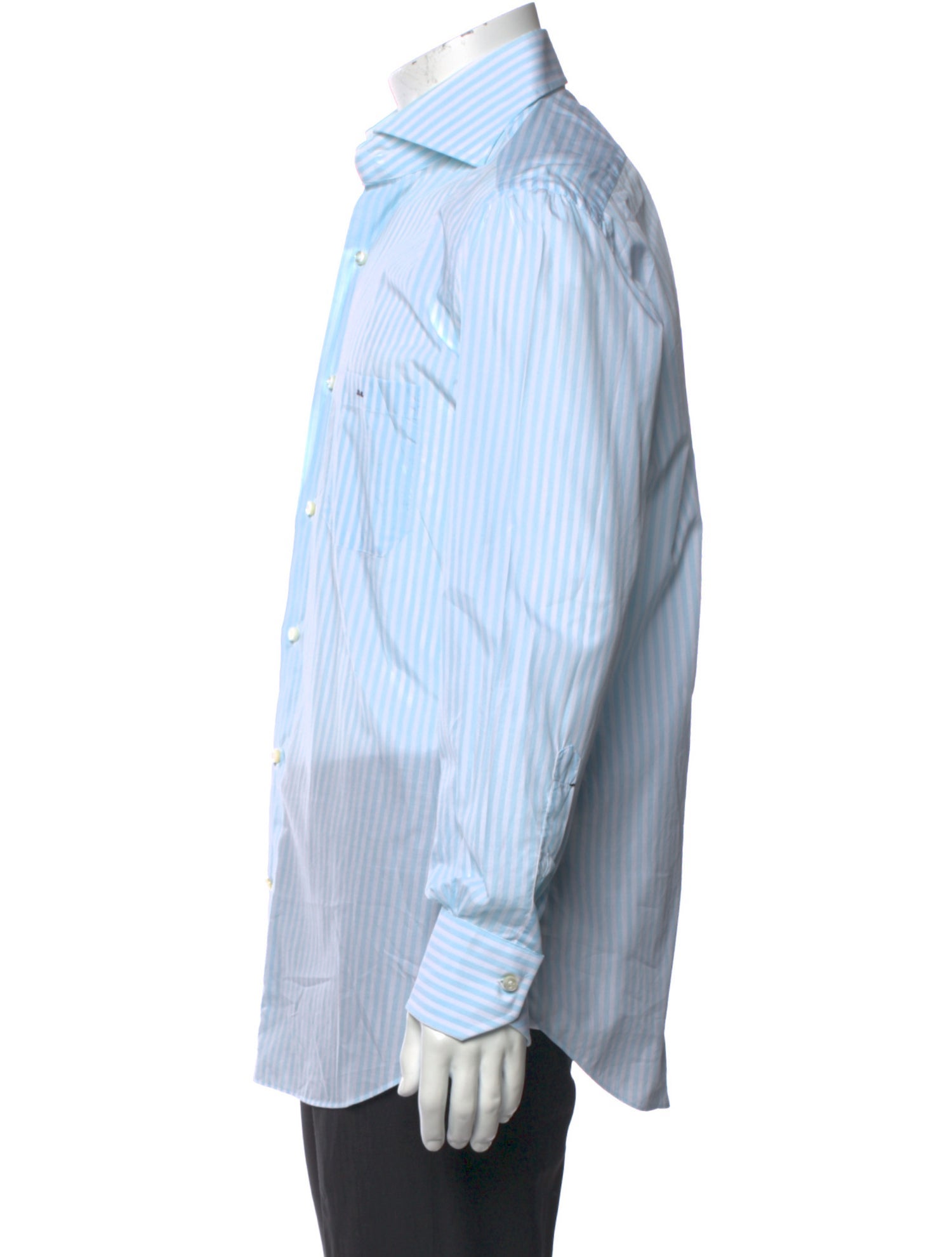 Tincati Striped Long Sleeve Dress Shirt