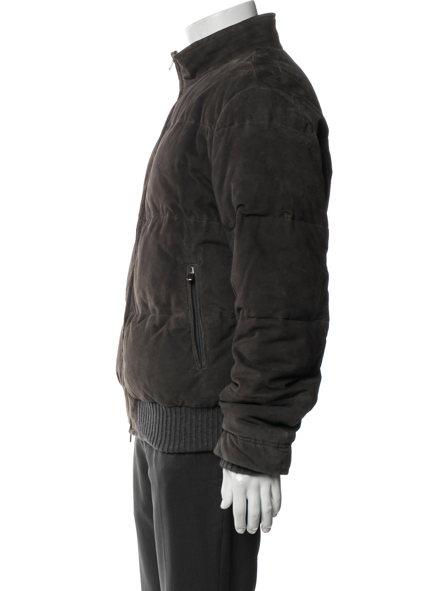 Tincati Leather Puffer Coat