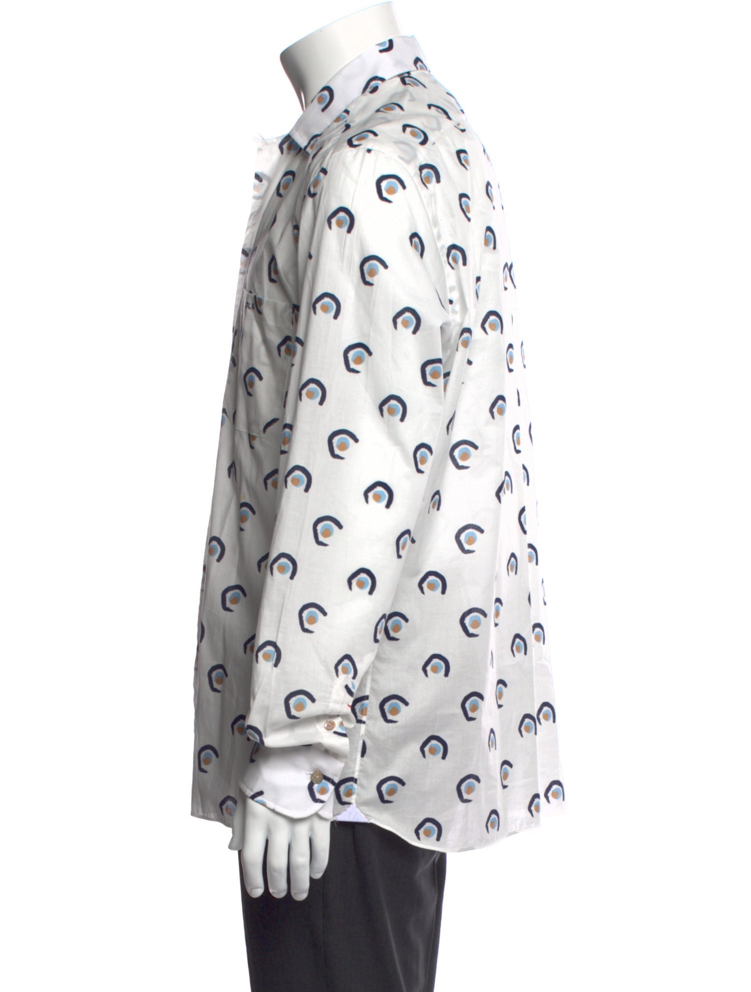 Tincati Printed Long Sleeve Dress Shirt