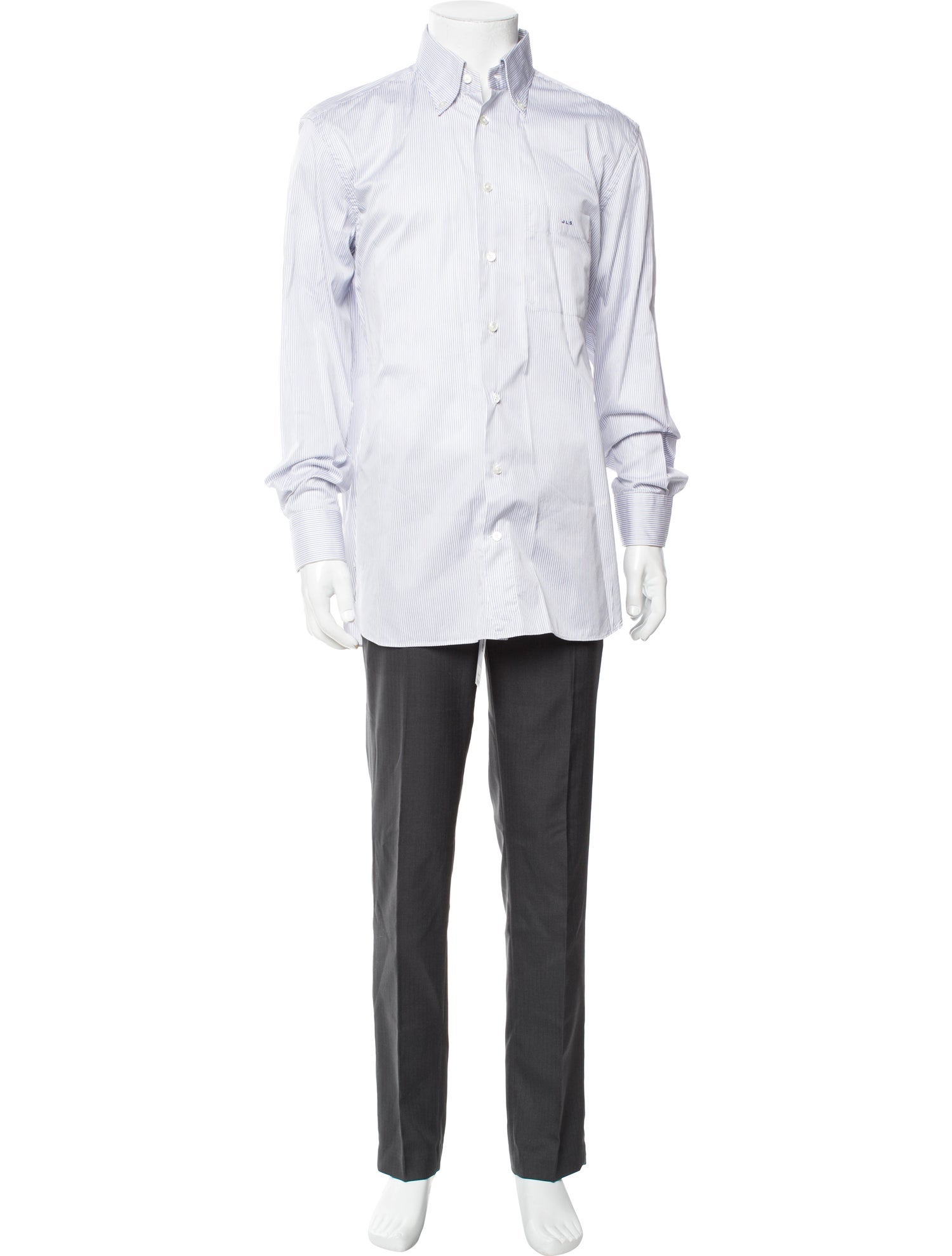 Tincati Striped Long Sleeve Dress Shirt