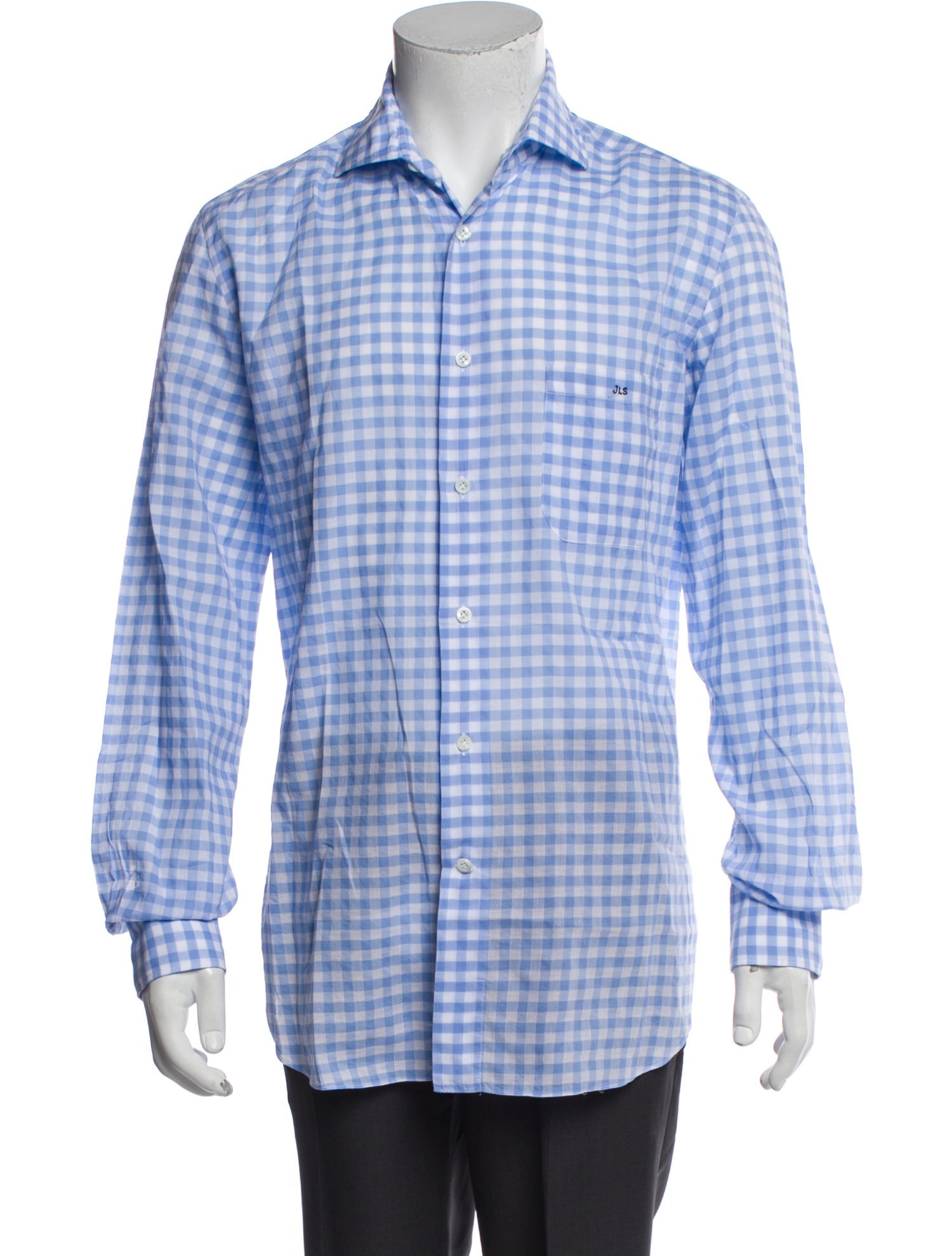 Tincati Plaid Print Long Sleeve Dress Shirt
