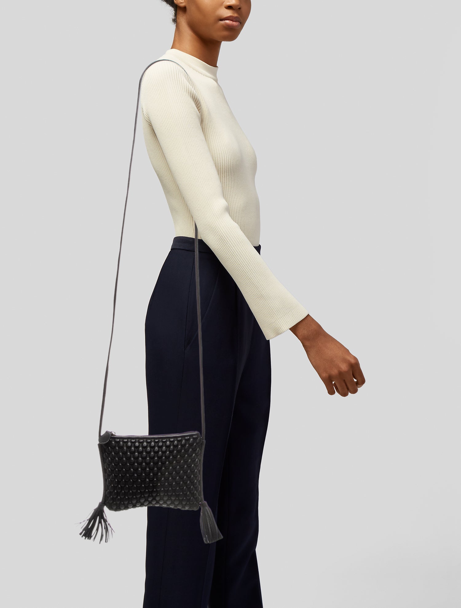 Tissa Fontaneda Leather Crossbody Bag