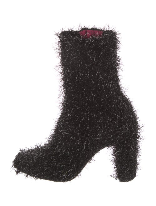 Oscar Tiye Glitter Accents Combat Boots