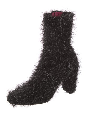 Oscar Tiye Glitter Accents Combat Boots