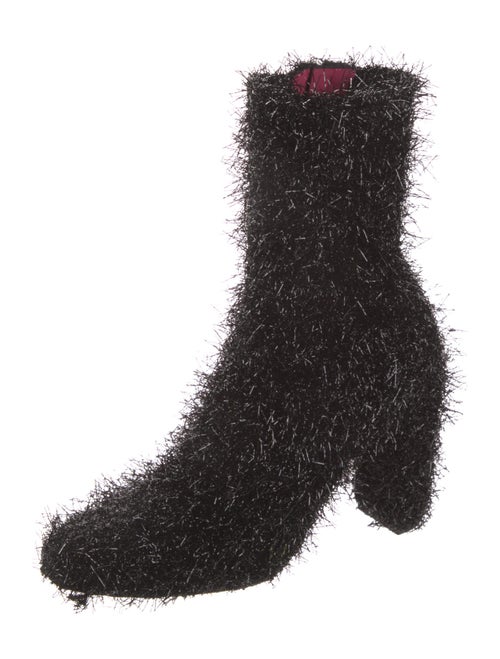 Oscar Tiye Glitter Accents Combat Boots