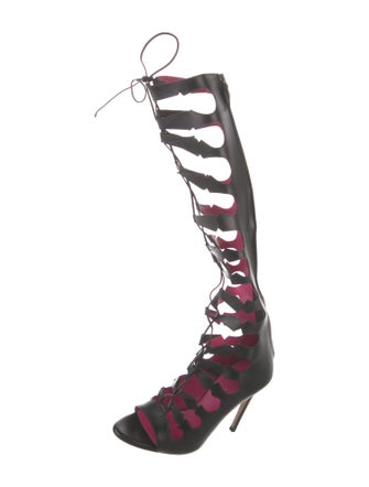 Oscar Tiye Leather Gladiator Sandals