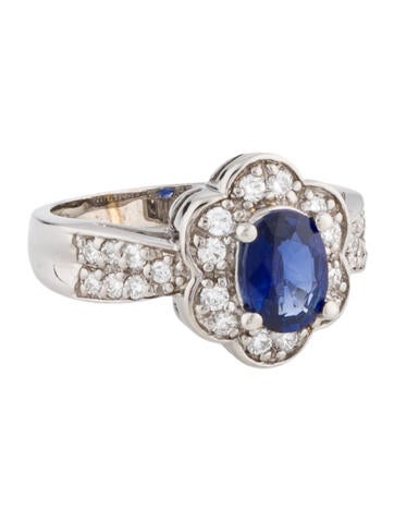 Takat Cocktail Ring 18K Sapphire & Diamond Engagement 7