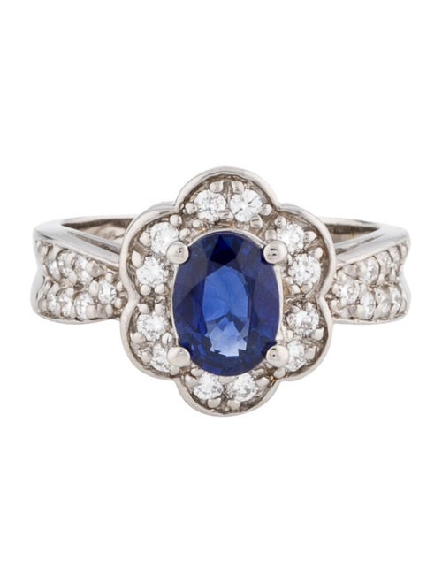 Takat 18K Sapphire & Diamond Engagement Ring