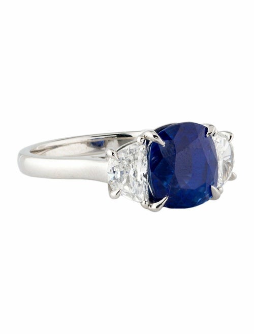 Takat 5.01ct GIA Unheated Kashmir Sapphire & Diamond Engagement Ring