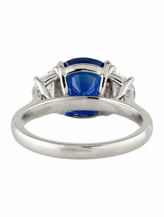 Takat 5.01ct GIA Unheated Kashmir Sapphire & Diamond Engagement Ring