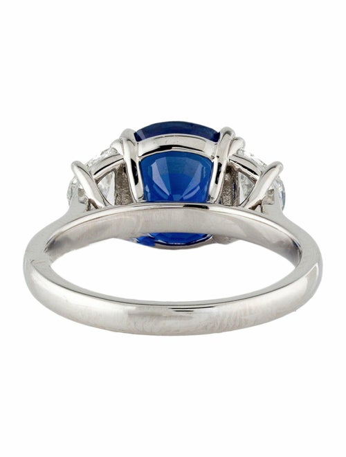 Takat 5.01ct GIA Unheated Kashmir Sapphire & Diamond Engagement Ring