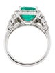 Takat 18K 2.34ct Emerald & Diamond Cocktail Ring