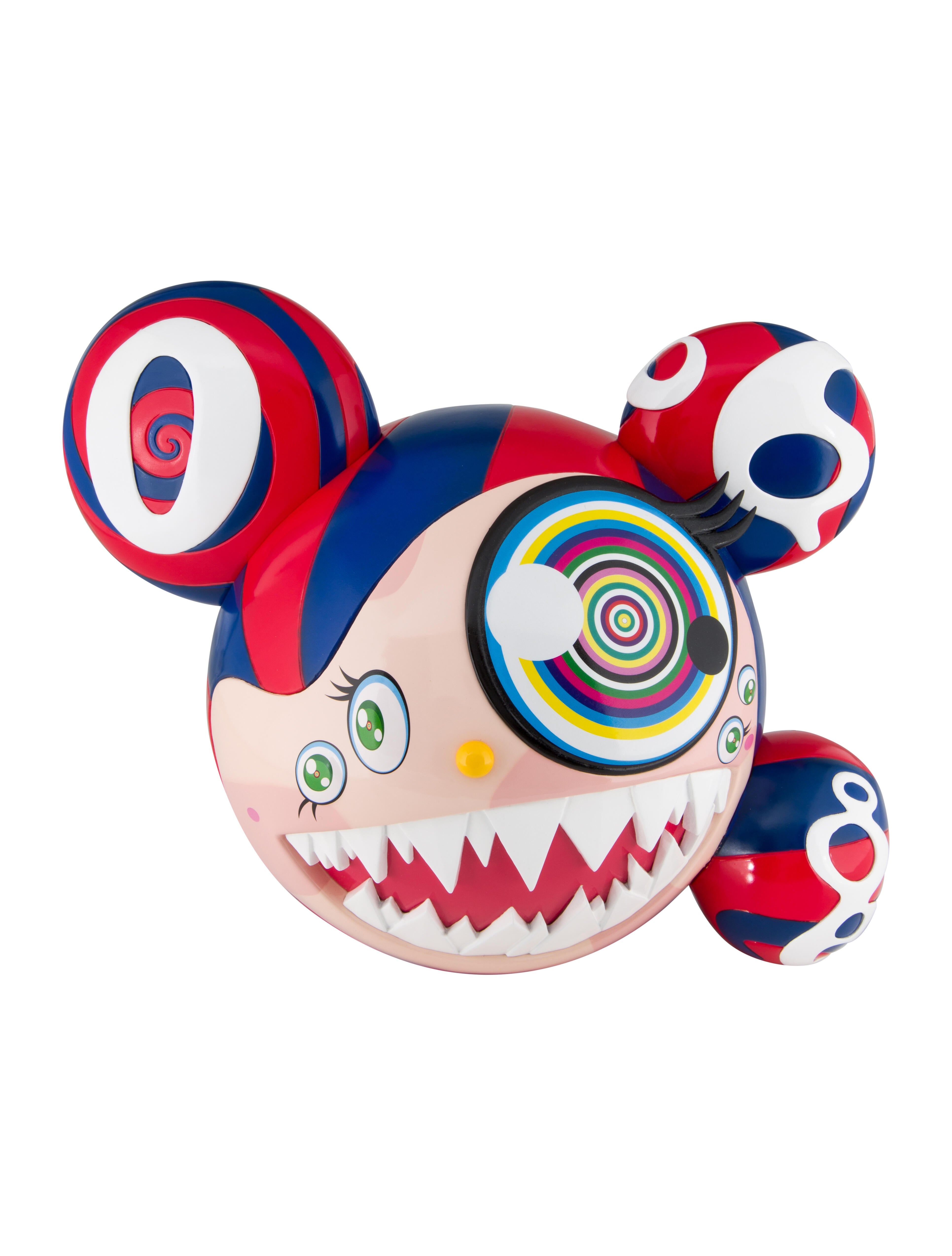 Takashi Murakami x Complexcon Mr. Dob Sculpture Blue Decorative