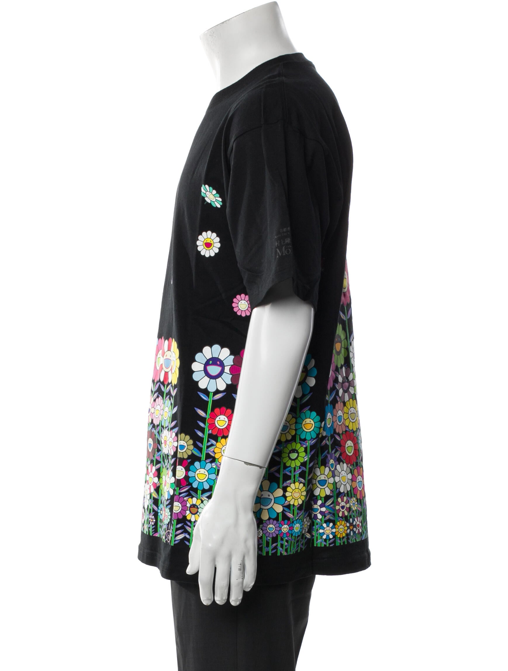 Takashi Murakami Floral Print Crew Neck T-Shirt