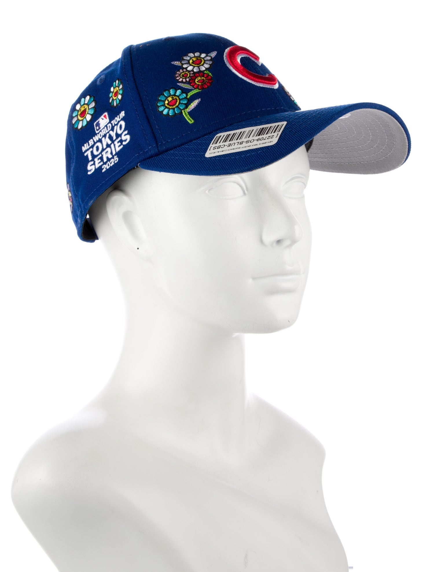Takashi Murakami Blue Cotton MLB World Tour Tokyo Series 2025 Baseball Cap