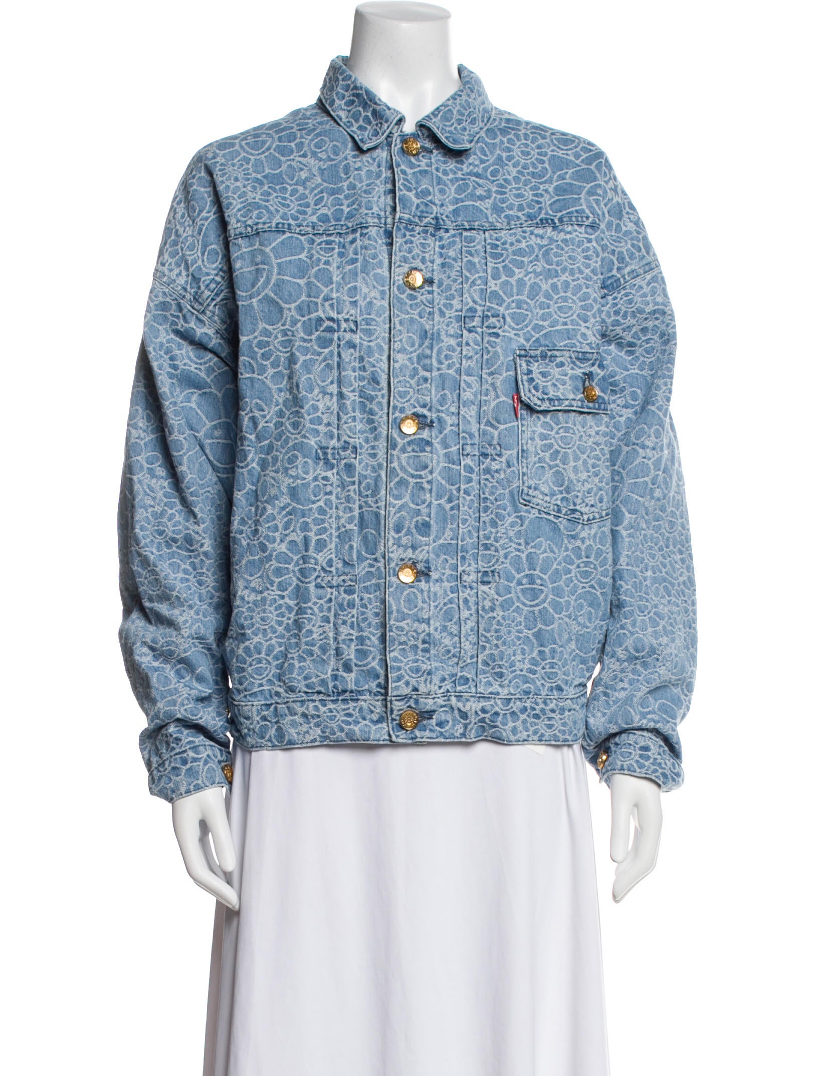 Takashi Murakami Printed Denim Jacket