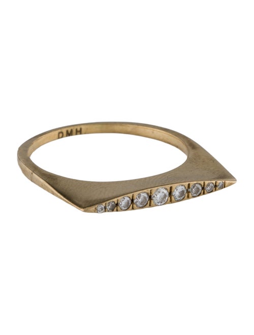 Tilda Biehn 14K Diamond Convex Band