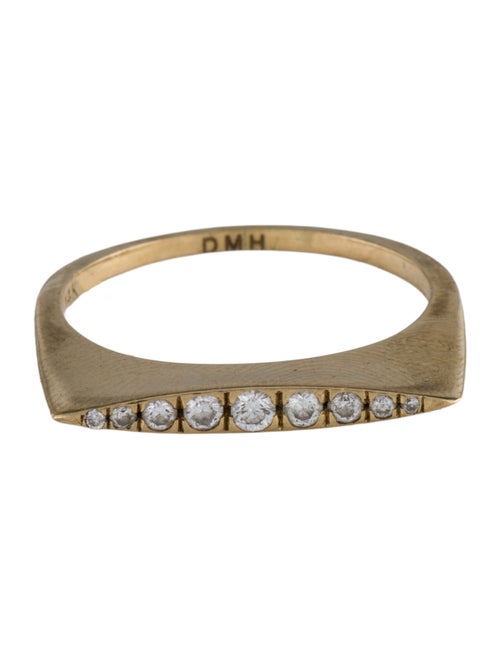 Tilda Biehn 14K Diamond Convex Band