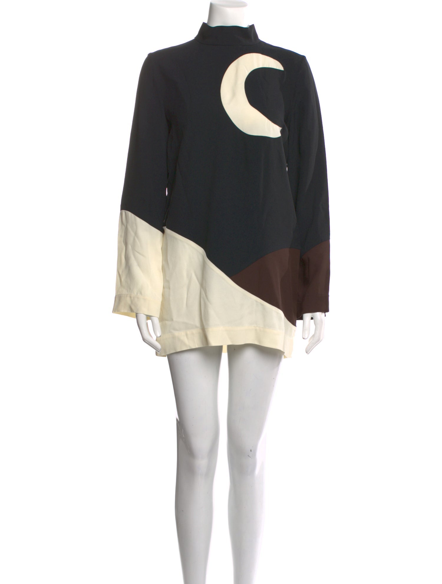 Taller Marmo Turtleneck Mini Dress w/ Tags