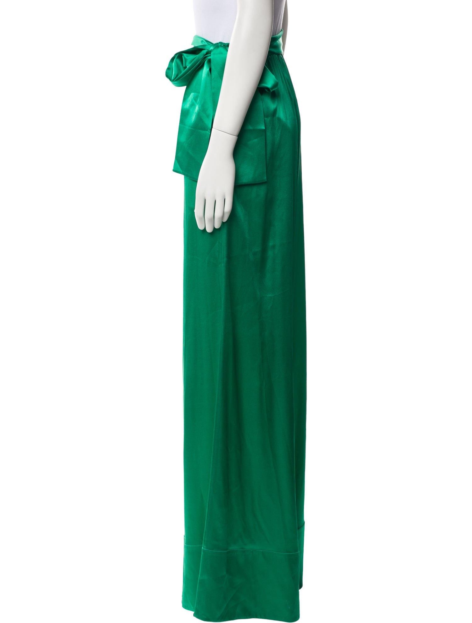 Taller Marmo Silk Wide Leg Pants