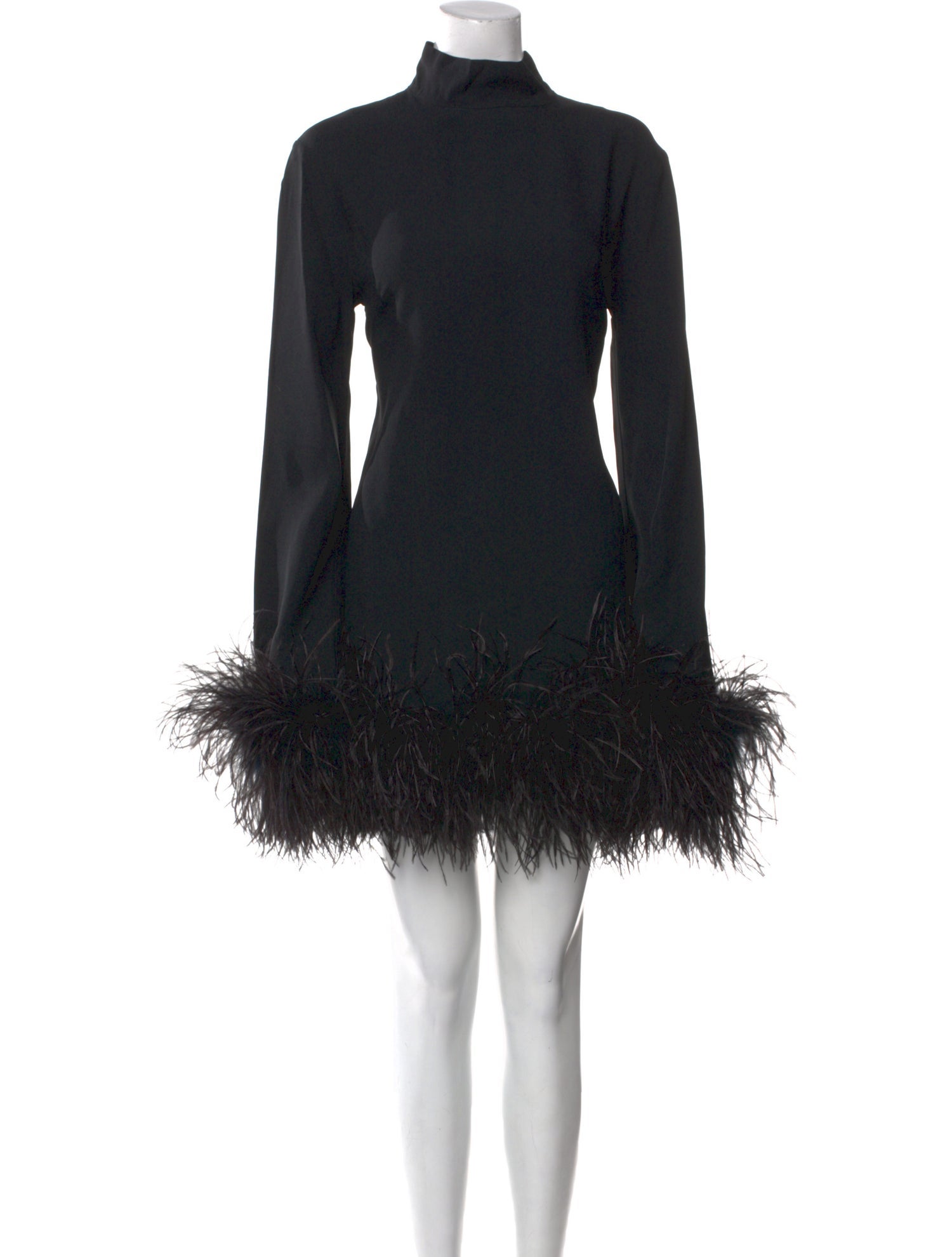 Taller Marmo Turtleneck Knee-Length Dress