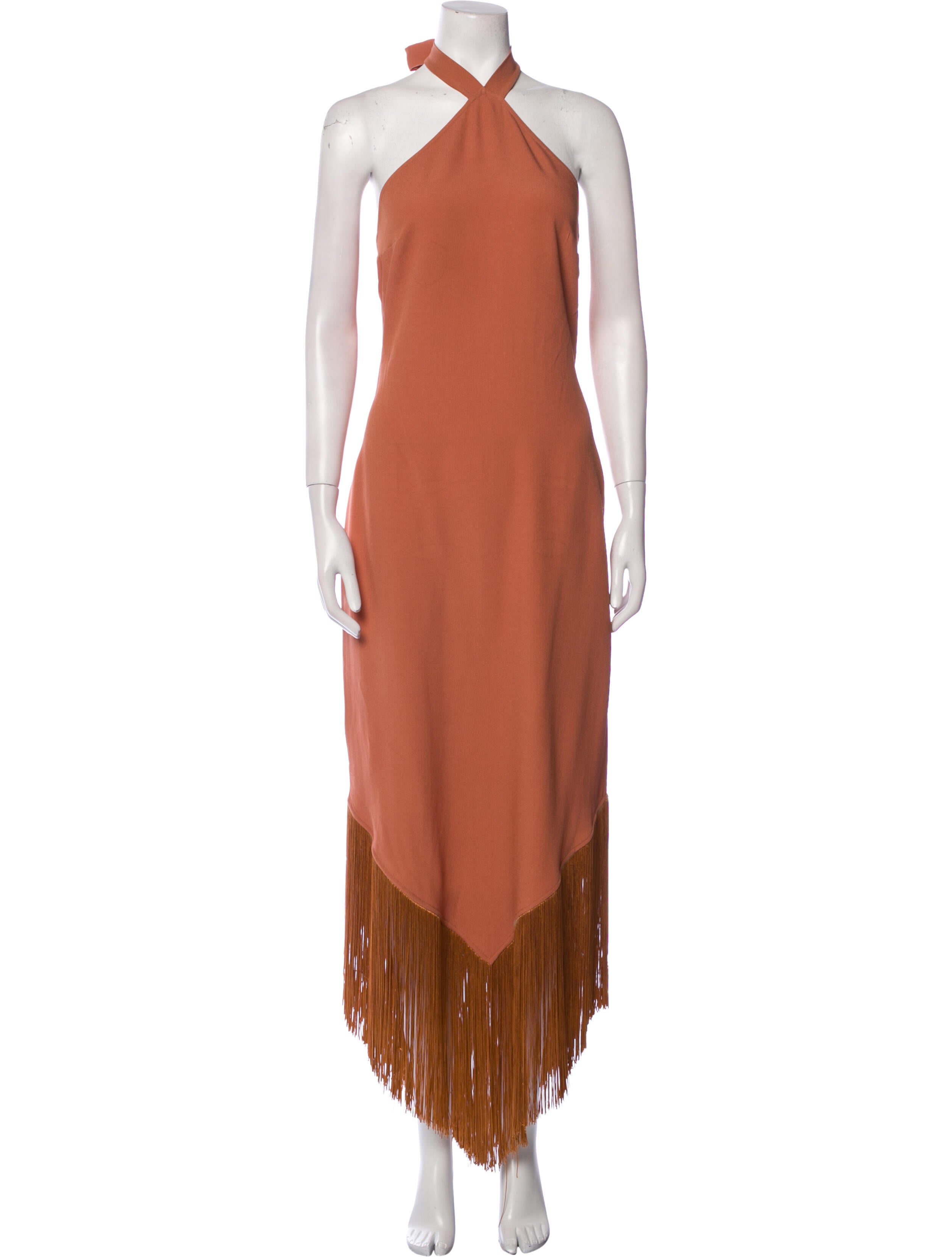 Taller Marmo Halterneck Midi Length Dress