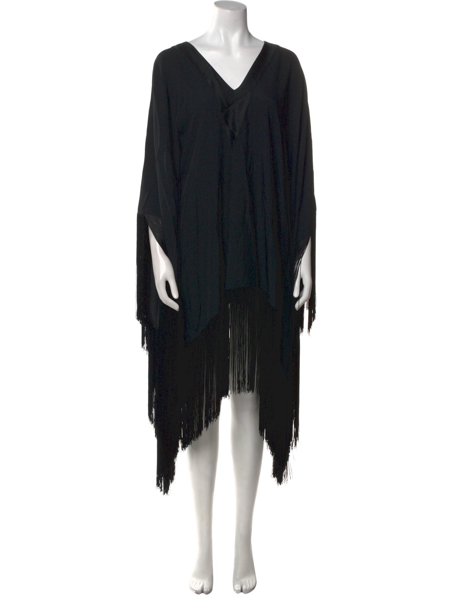 Taller Marmo V-Neck Midi Length Dress