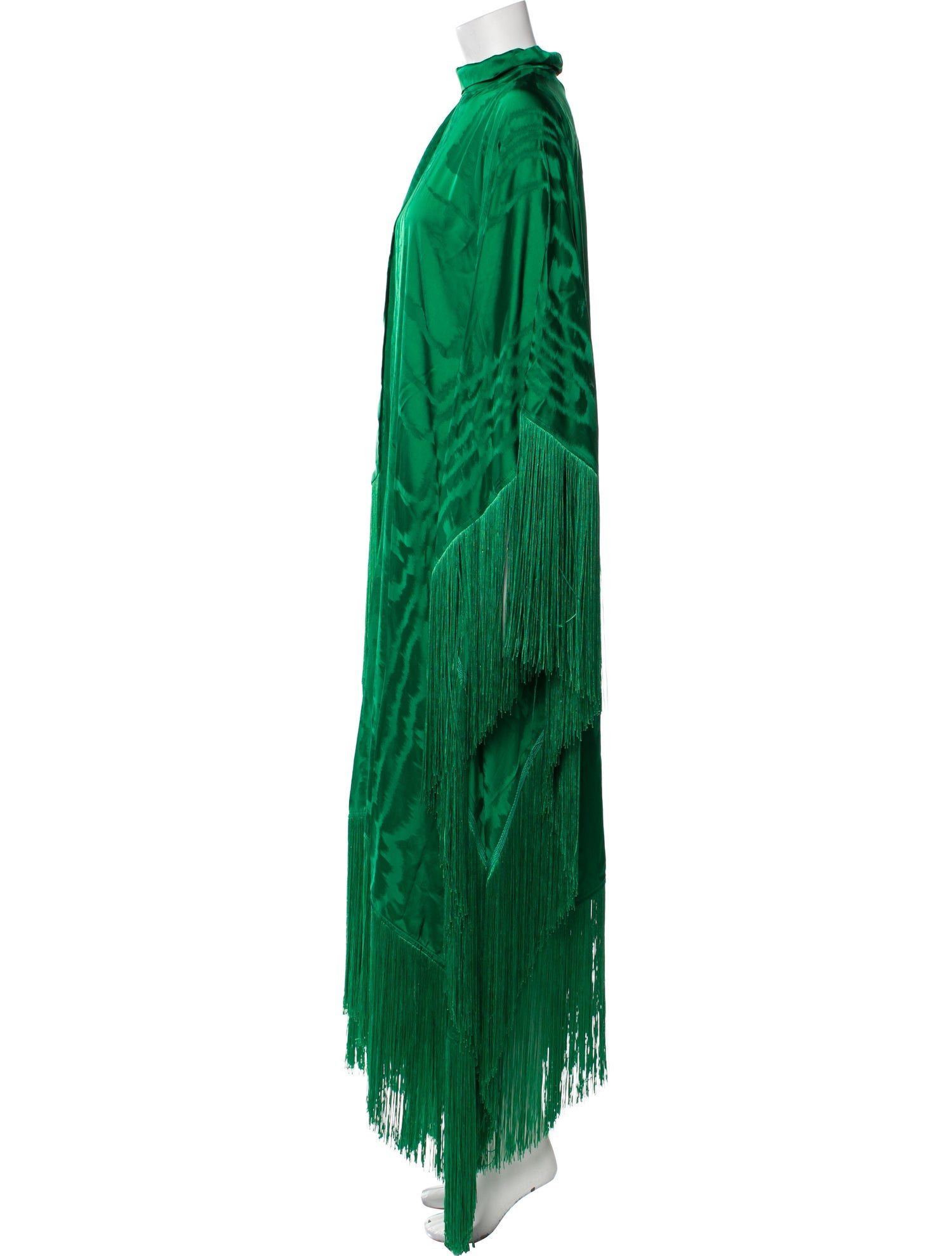 Taller Marmo Fringe Trim Accent Robe