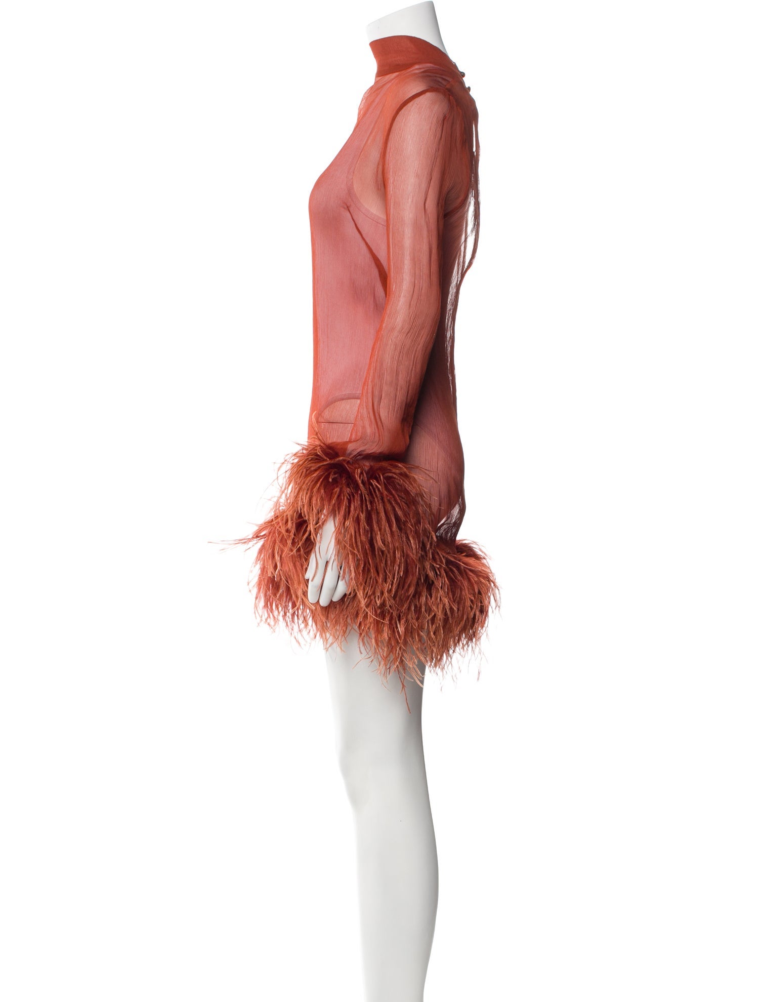 Taller Marmo Turtleneck Mini Dress