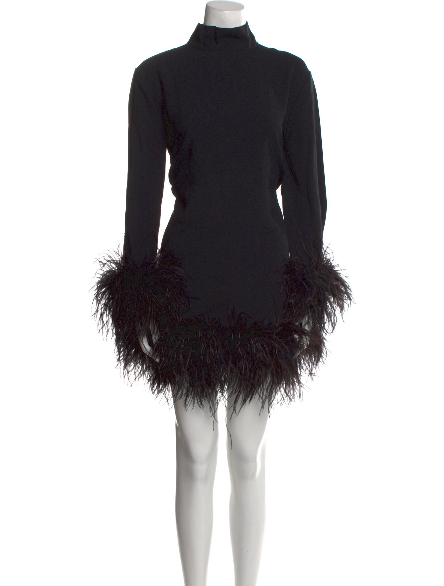 Taller Marmo Mock Neck Mini Dress