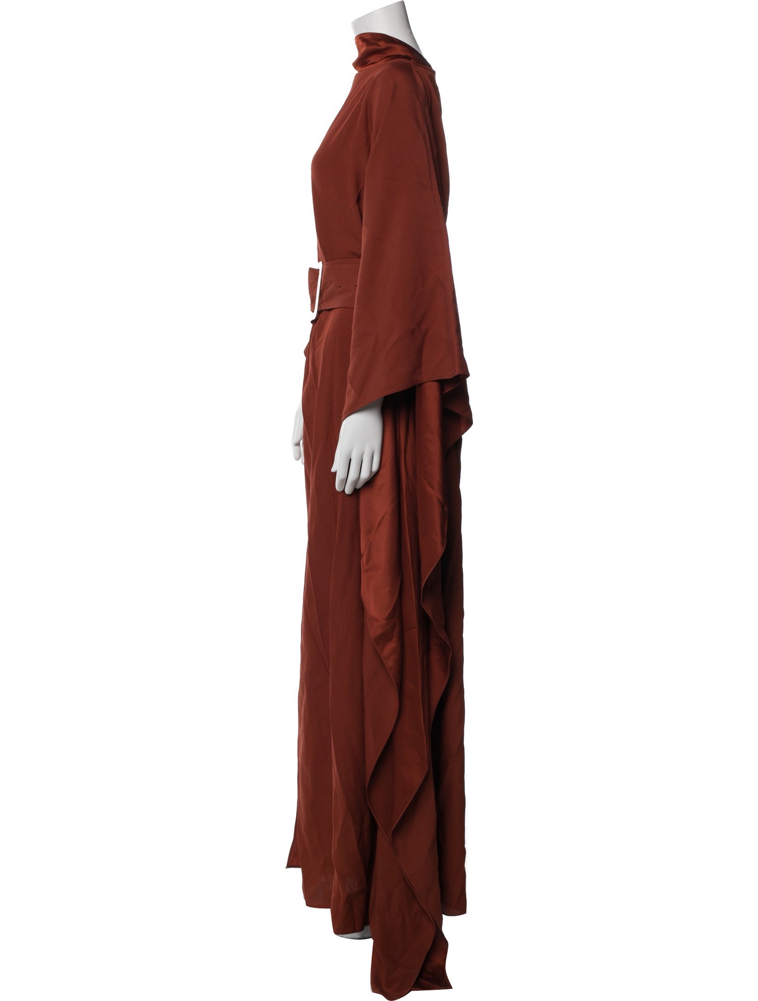 Taller Marmo Mock Neck Long Dress