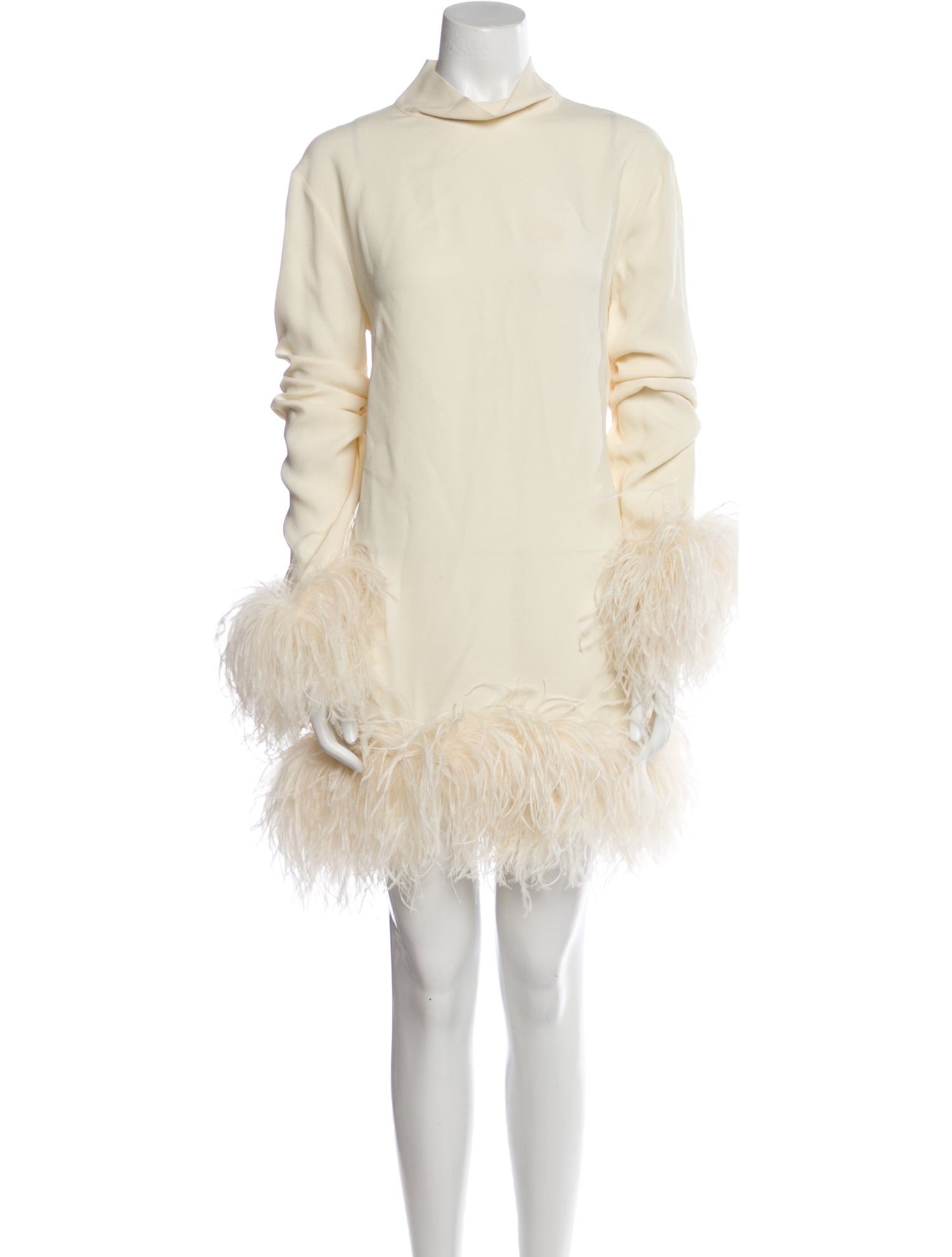 Taller Marmo Mock Neck Mini Dress