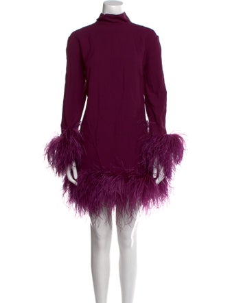 Taller Marmo Turtleneck Mini Dress