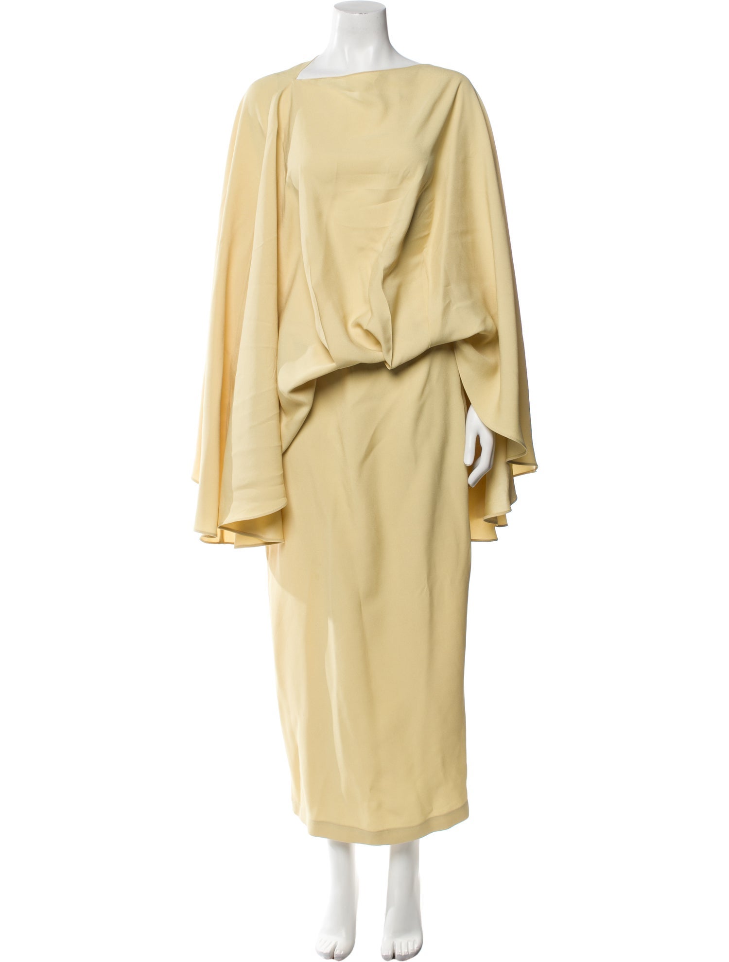 Taller Marmo Bateau Neckline Long Dress