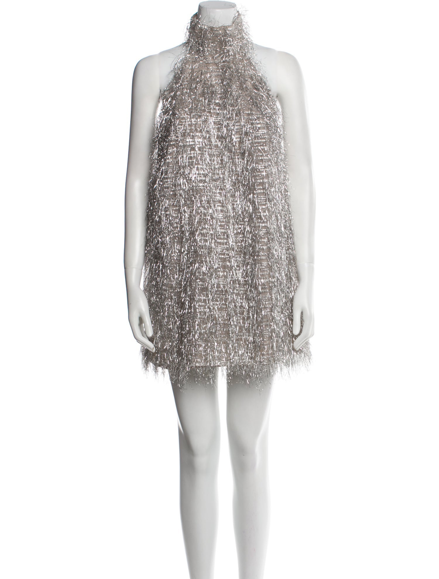 Taller Marmo Mock Neck Mini Dress