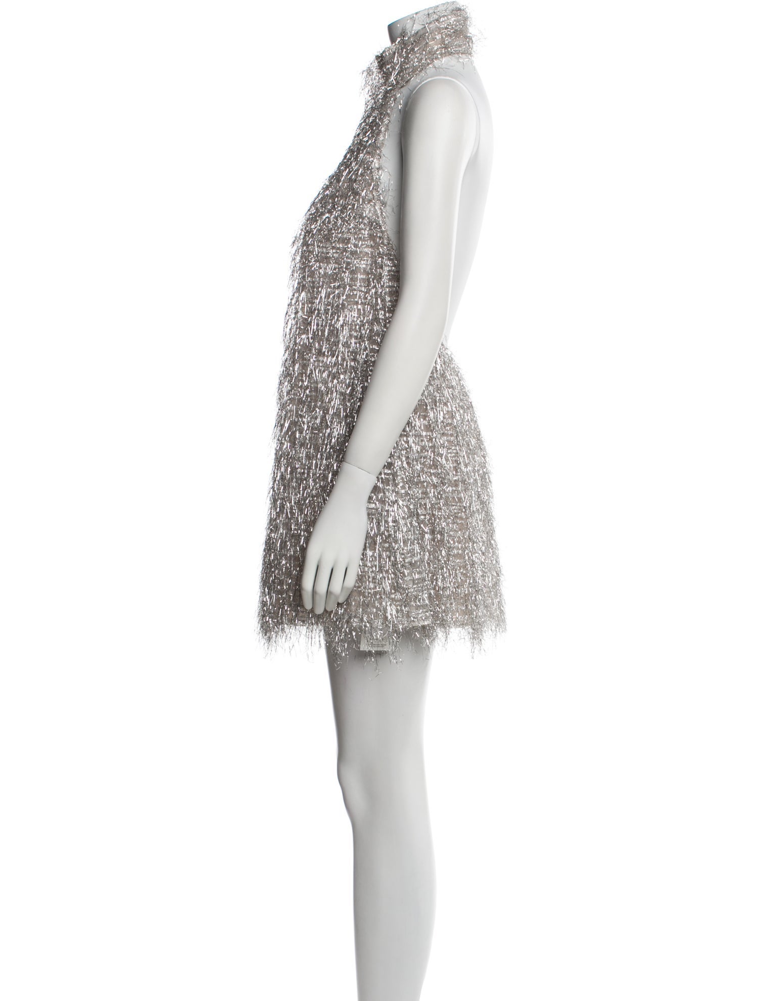 Taller Marmo Mock Neck Mini Dress