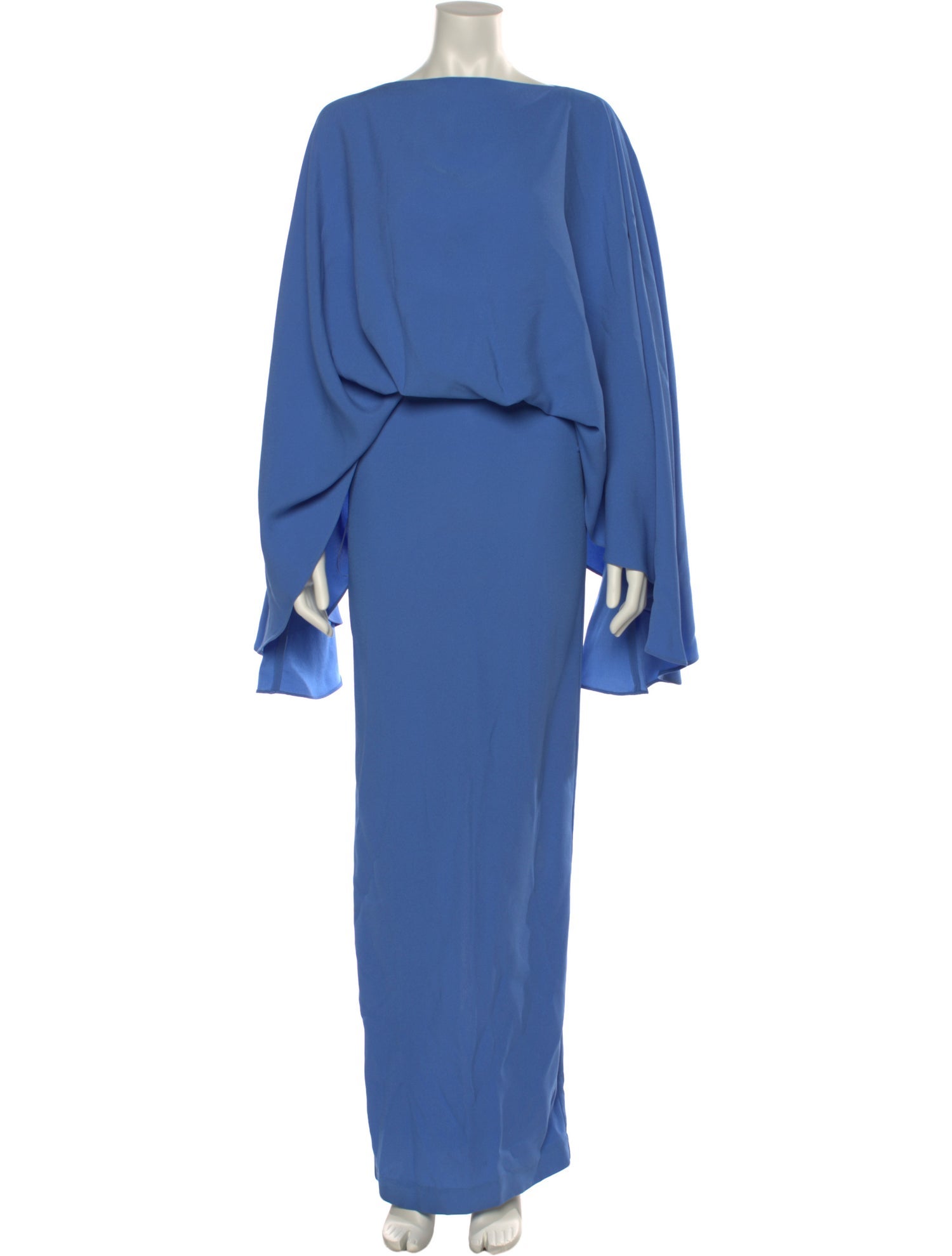 Taller Marmo Bateau Neckline Long Dress