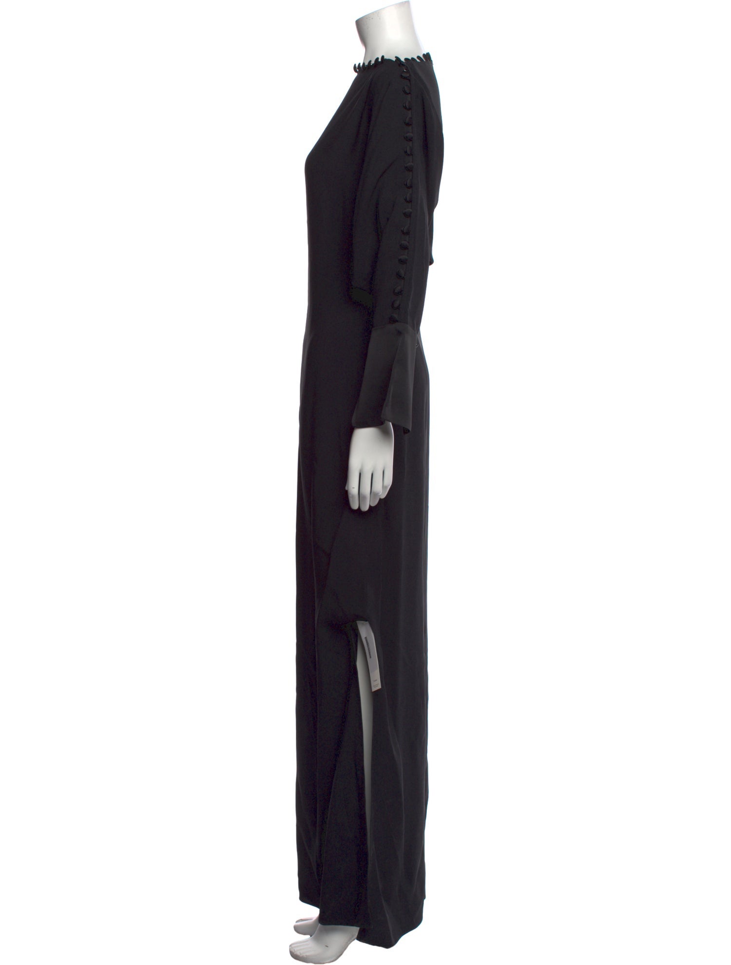 Taller Marmo Bateau Neckline Long Dress